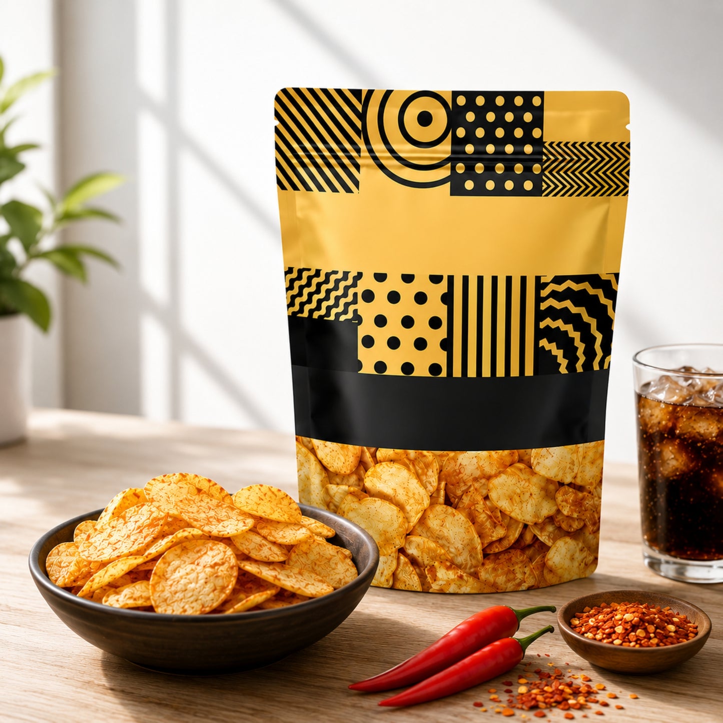 Smackys Roasted Potato Chips Red Chilli 75g