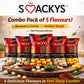 SMACKYS COMBO OF 5 ROASTED MAKHANA