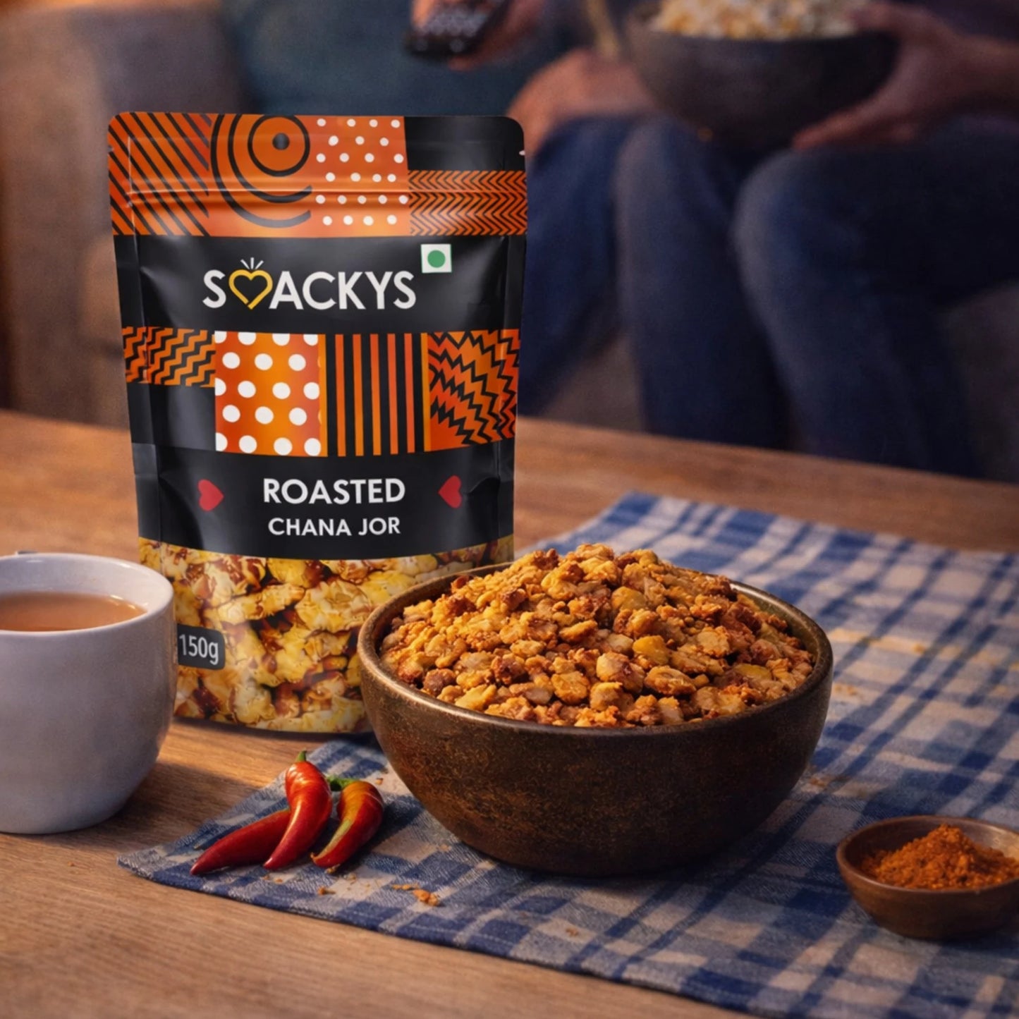 SMACKYS ROASTED CHANA JOR 150G