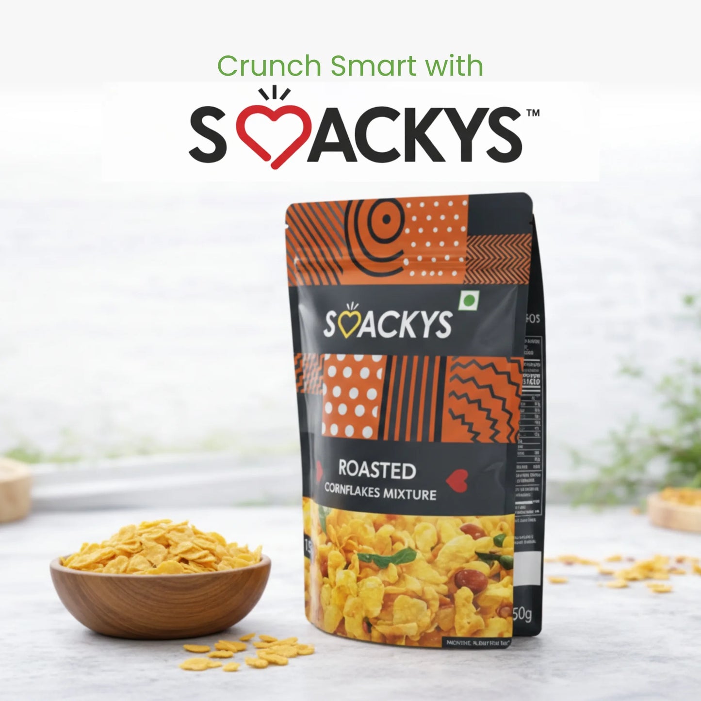 SMACKYS ROASTED CORNFLAKES MIXTURE 150G