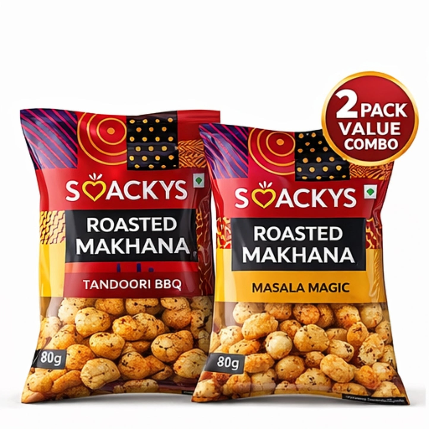 SMACKYS ROASTED MAKHANA 80G