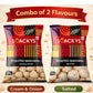 SMACKYS ROASTED MAKHANA 80G (SALTED + CREAM & ONION) + FREE ROASTED MAKHANA CHEESE 25G,COMBO OF 2