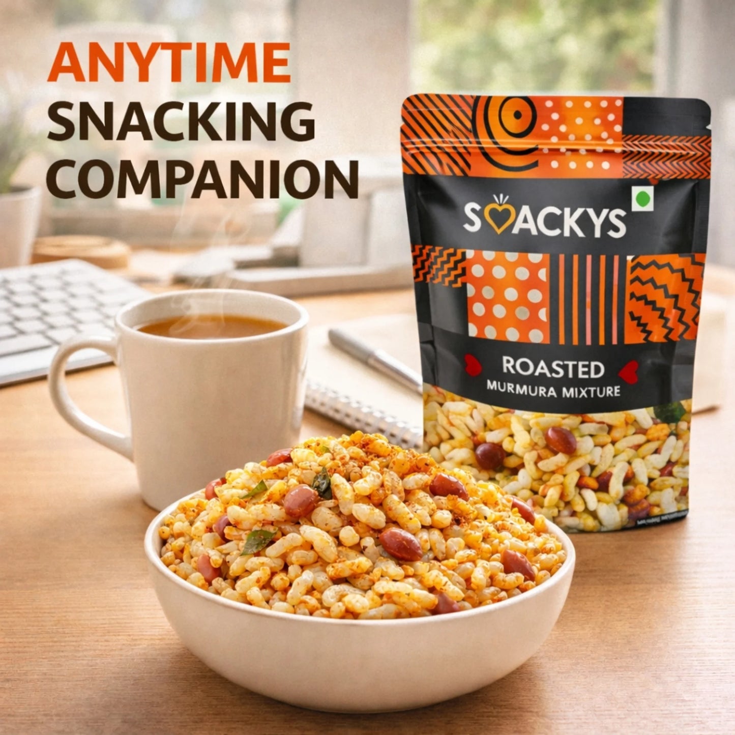 SMACKYS ROASTED MURMURA MIXTURE 100G