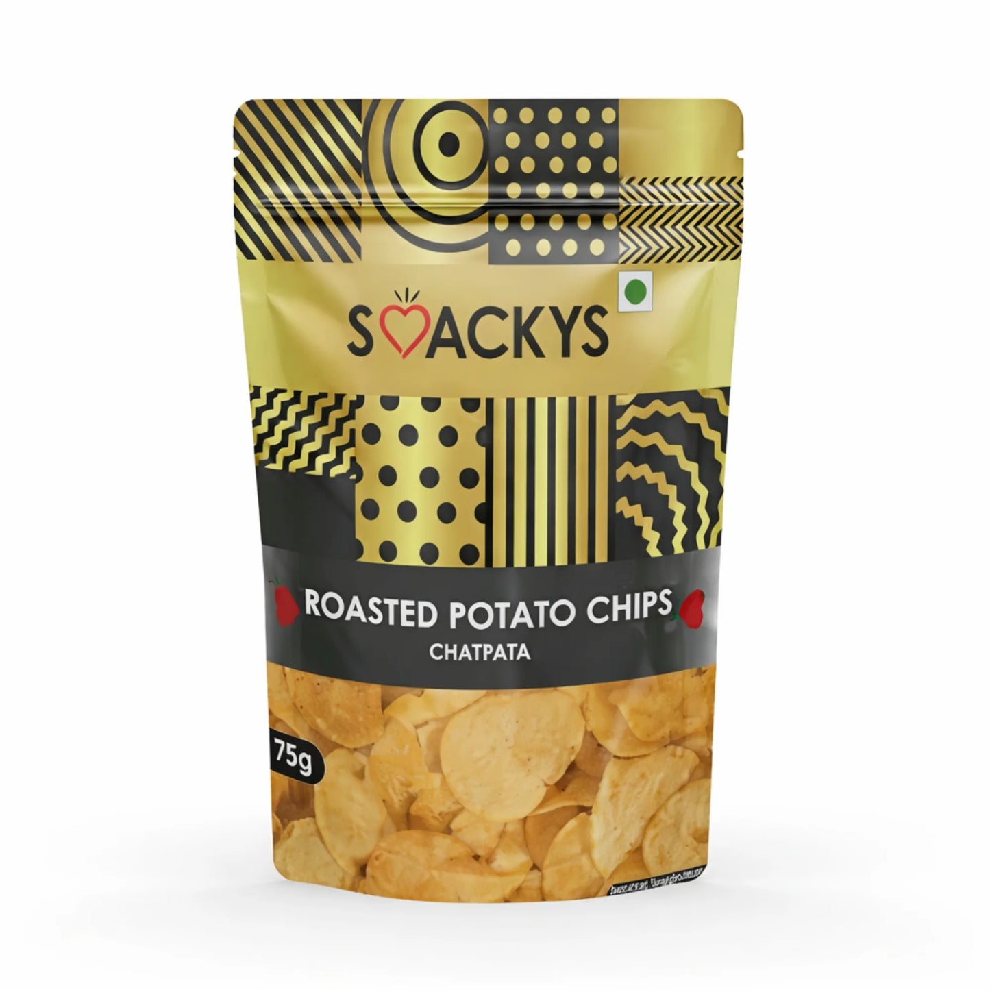 SMACKYS ROASTED POTATO CRISP CHATPATA 75G