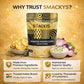 SMACKYS ROASTED POTATO CHIPS CREAM N ONION 75G