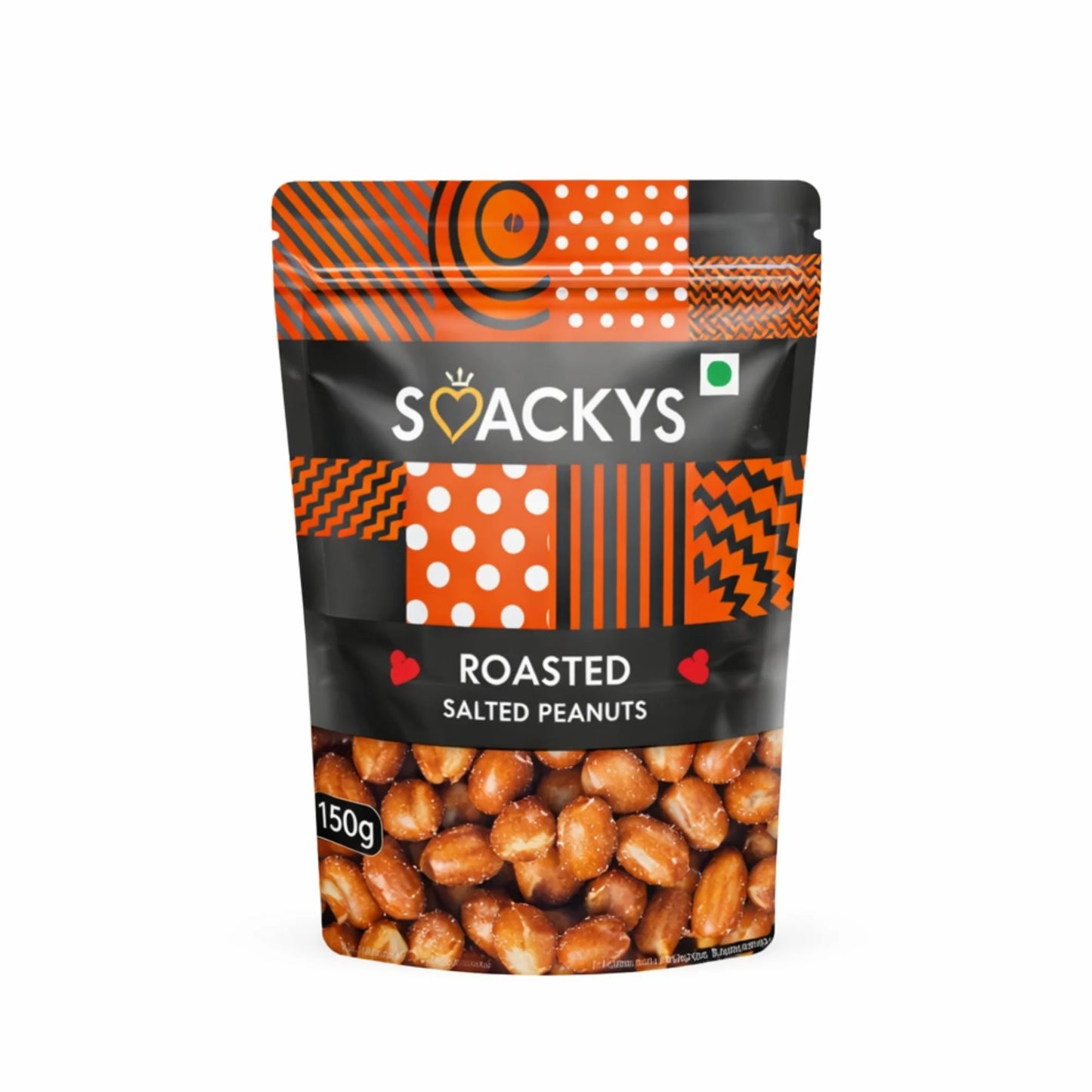 SMACKYS ROASTED SALTED PEANUTS 150G