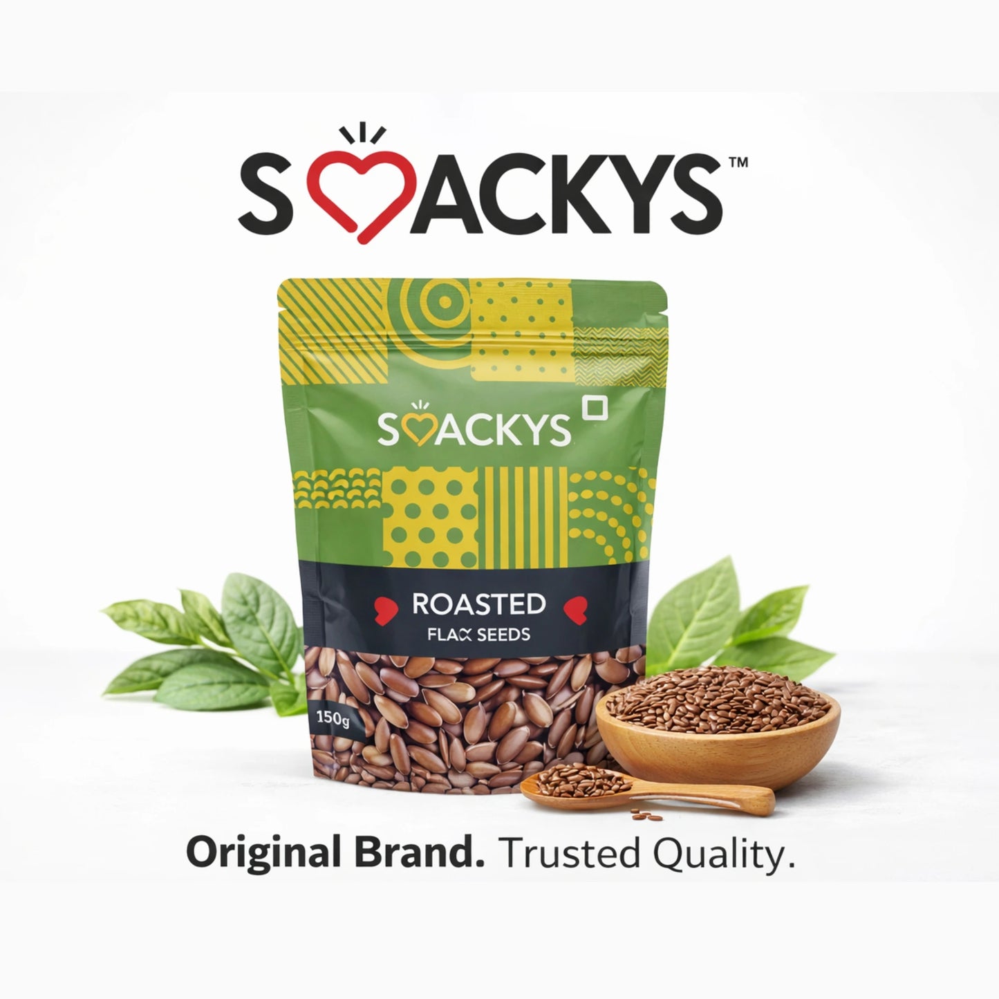SMACKYS ROASTED FLAX SEEDS 150G