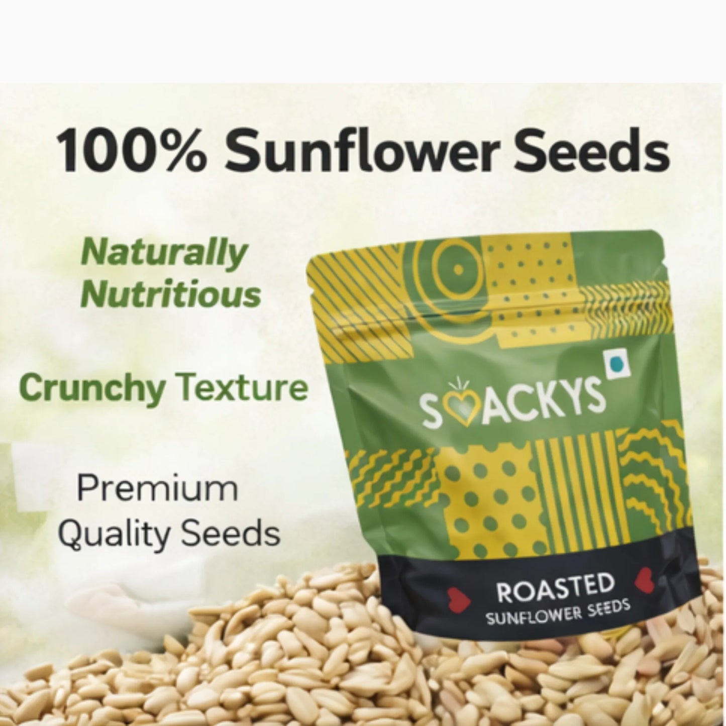SMACKYS ROASTED SUNFLOWER SEEDS 150G