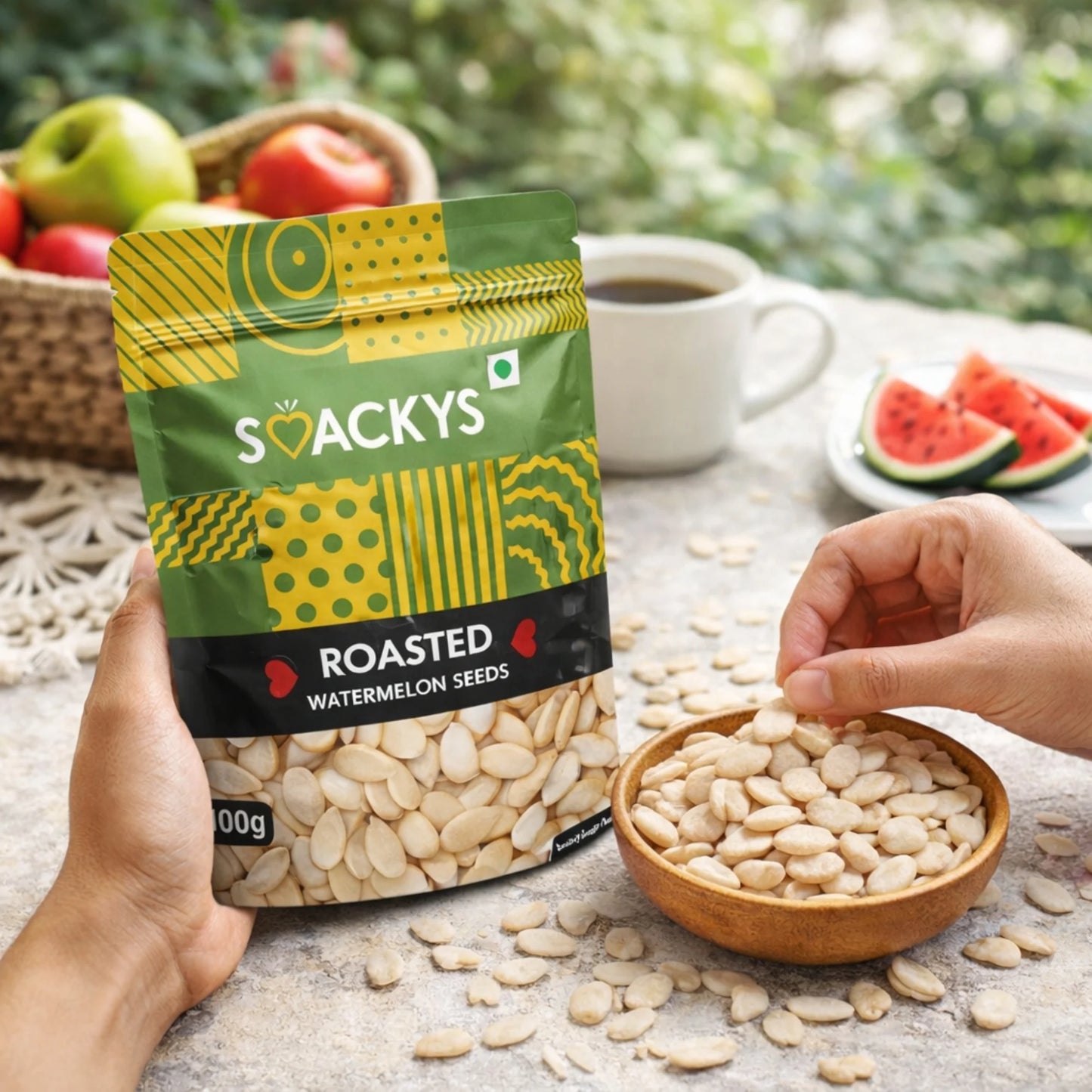 SMACKYS ROASTED WATERMELON SEEDS 100G