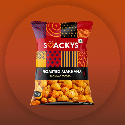SMACKYS ROASTED MAKHANA MASALA MAGIC 80G