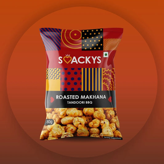 SMACKYS ROASTED MAKHANA TANDOORI BBQ 80G