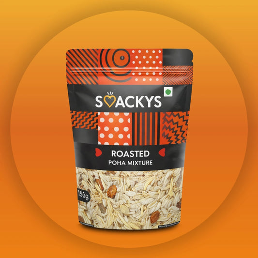 SMACKYS ROASTED POHA MIXTURE/BHEL 150G