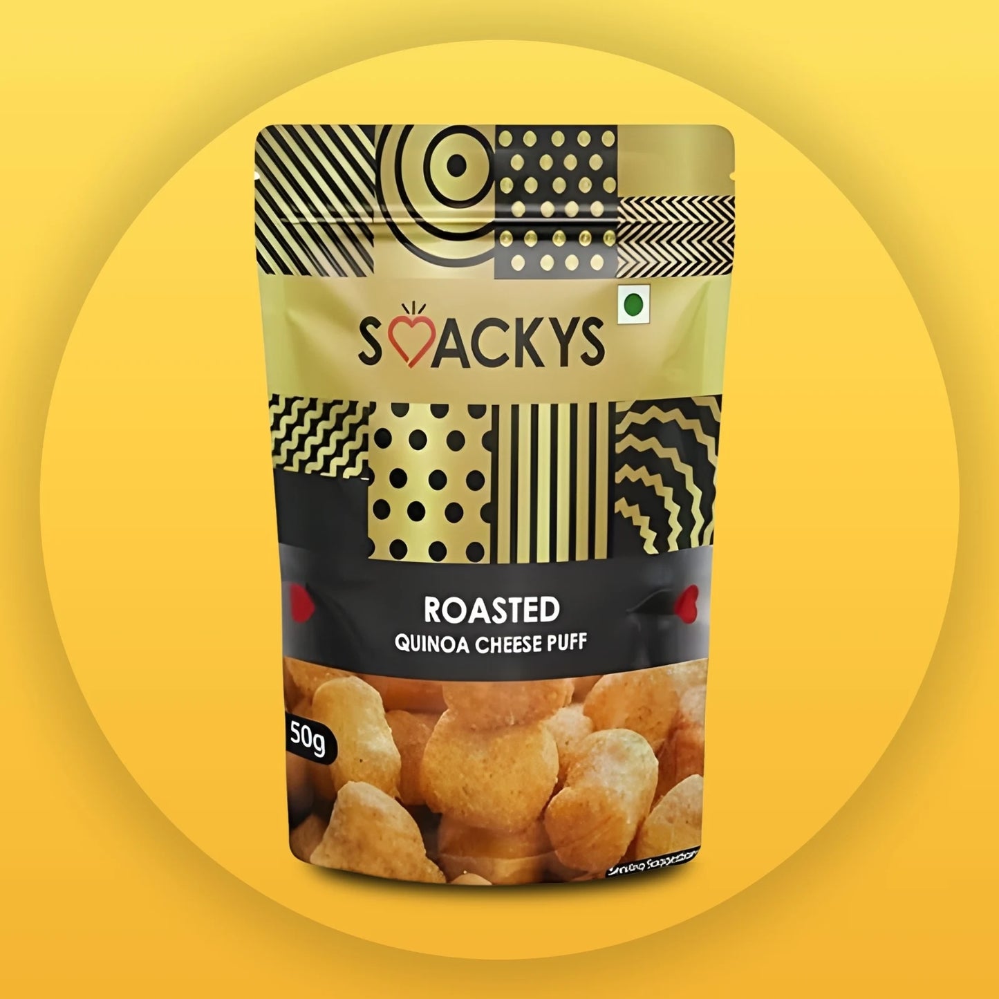 SMACKYS ROASTED QUINOA CHEESE PUFF 50G