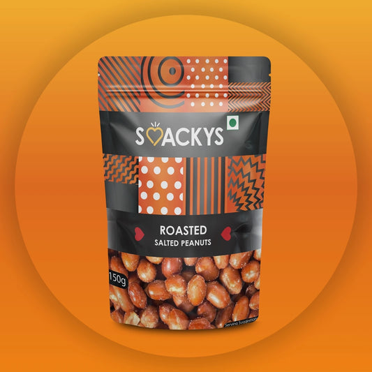 SMACKYS ROASTED SALTED PEANUTS 150G