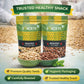 SMACKYS ROASTED FLAX SEEDS 150G + SMACKYS ROASTED SUNFLOWER SEEDS 150G,COMBO OF 2